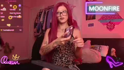 Snapshot of moonfiredance chatting on July 6, 2026, 9:39 am Nicky online show from July 6, 2026, 9:39 am