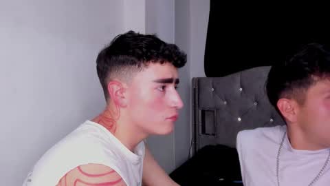 Snapshot of naughtysalomon chatting on March 1, 2026, 12:45 am Salomon and Andy online show from March 1, 2026, 12:45 am