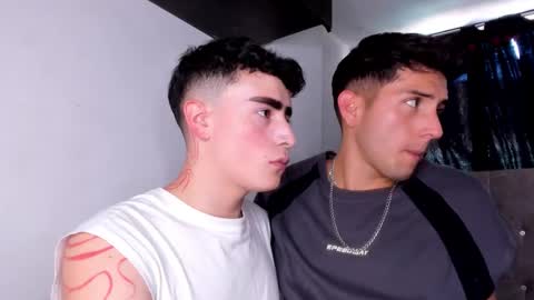 Snapshot of naughtysalomon chatting on March 15, 2026, 9:32 pm Salomon and Andy online show from March 15, 2026, 9:32 pm