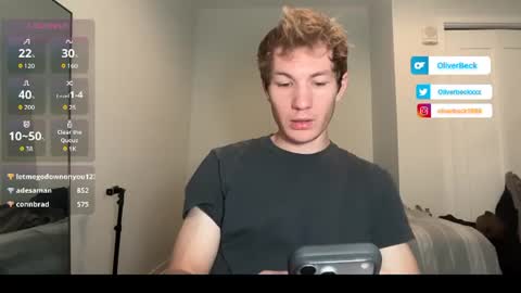 Oliver Beck online show from June 11, 2026, 6:28 pm