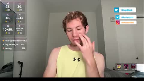 Oliver Beck online show from June 14, 2026, 6:21 pm