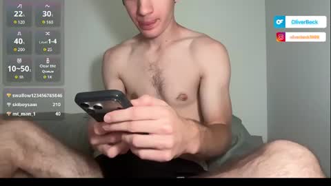 Oliver Beck online show from July 26, 2026, 8:05 pm