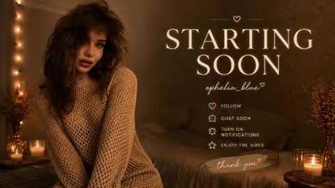 ophelia blue online show from June 14, 2026, 11:34 am