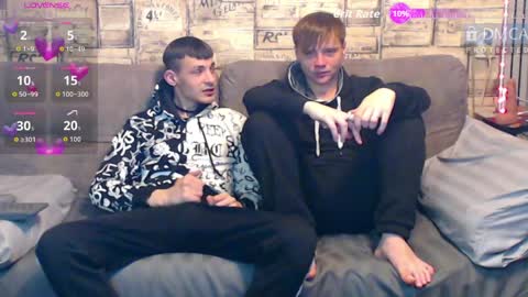 Max tall dark-haired guy with tattoos and Phil blond-haired online show from April 5, 2026, 1:14 am