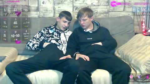 Max tall dark-haired guy with tattoos and Phil blond-haired online show from May 4, 2026, 1:56 am