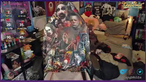 Snapshot of playgh0ul chatting on October 25, 2025, 7:05 am playgh0ul Ghoulie online show from October 25, 2025, 7:05 am