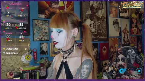 Snapshot of playgh0ul chatting on November 8, 2025, 8:03 am playgh0ul Ghoulie online show from November 8, 2025, 8:03 am