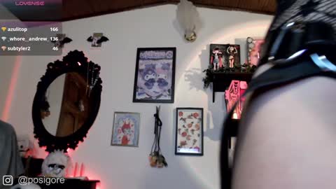 Snapshot of posigore chatting on January 27, 2025, 10:49 pm Anna Goth independient model online show from January 27, 2025, 10:49 pm