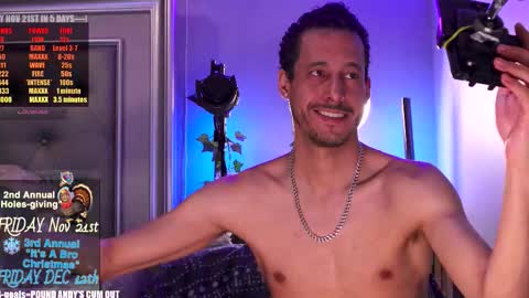 Andy Conda ITS A BRO CHRISTMAS PARTY FRIDAY DECEMBER 13TH 9pm est - LATE Mark Your Calendar online show from November 17, 2025, 1:44 am