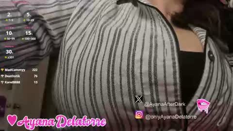 Snapshot of queenayana chatting on June 10, 2026, 6:07 pm Ayana Delatorre online show from June 10, 2026, 6:07 pm