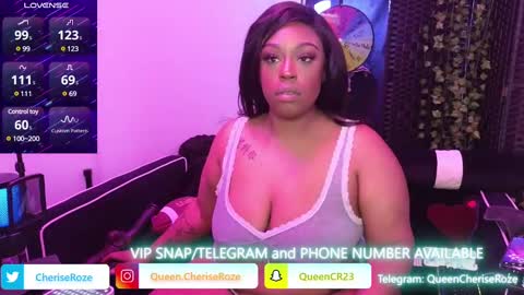Queen Cherise Roze online show from February 9, 2025, 11:15 pm
