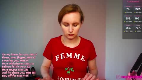 Cherry  Miss Cherry online show from May 19, 2026, 3:18 pm
