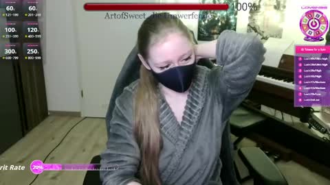 Snapshot of realartofslut chatting on April 24, 2026, 6:54 pm realartofslut online show from April 24, 2026, 6:54 pm