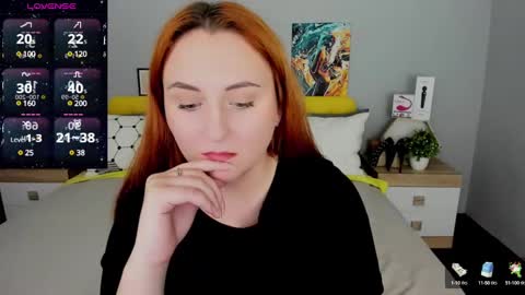Snapshot of red_naughtyfox chatting on January 25, 2025, 8:53 pm Lessy Fox online show from January 25, 2025, 8:53 pm