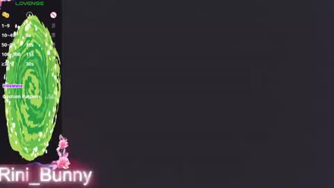 Snapshot of rini_bunny chatting on June 19, 2026, 5:45 am rini online show from June 19, 2026, 5:45 am