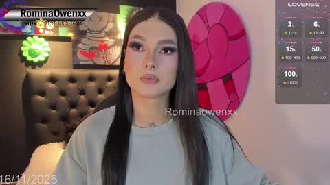 ROMINA OWEN online show from November 16, 2025, 5:24 am