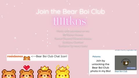 Rosie Bones online show from October 30, 2025, 10:21 pm