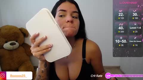 Snapshot of rossebunny25 chatting on February 21, 2025, 7:54 pm Rosse online show from February 21, 2025, 7:54 pm