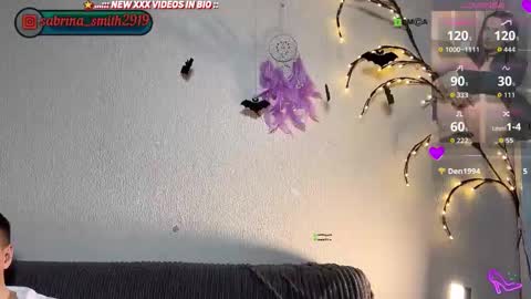 Snapshot of sabrinasmit chatting on October 21, 2025, 6:41 pm Sabrina and Smith. Instagramsabrina smith2919   NEXT SHOW  OCT. 0809111213 online show from October 21, 2025, 6:41 pm