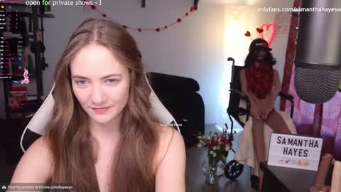 The Real Samantha Hayes haha  online show from January 29, 2025, 10:32 pm