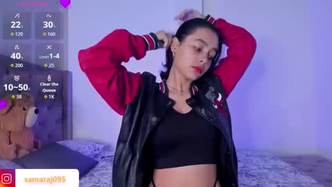 Snapshot of samara_jonnes_ chatting on February 9, 2026, 3:54 am Samara is my name a pleasure delighted that you are here leave your thumb up it is important to me online show from February 9, 2026, 3:54 am