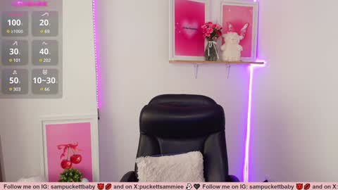 Snapshot of sampuckettbaby chatting on January 18, 2025, 5:37 pm sampuckettbaby online show from January 18, 2025, 5:37 pm