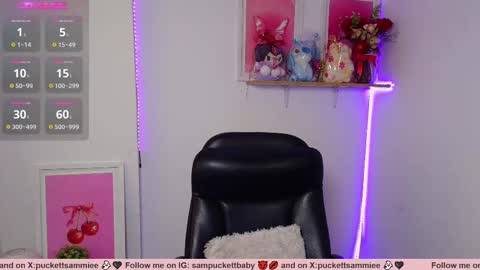 Snapshot of sampuckettbaby chatting on February 22, 2025, 3:03 pm sampuckettbaby online show from February 22, 2025, 3:03 pm