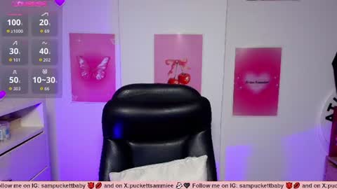 sampuckettbaby online show from August 8, 2026, 11:07 pm