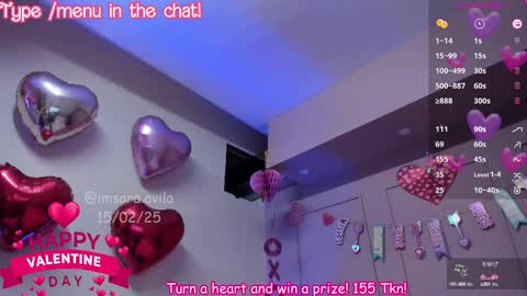 SaraAvila  online show from February 16, 2025, 12:10 pm