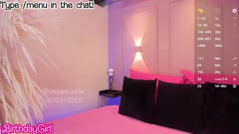 SaraAvila  online show from March 12, 2025, 10:50 pm