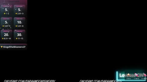 Snapshot of sarahmoonsg chatting on September 28, 2025, 4:51 am Sarah Moon online show from September 28, 2025, 4:51 am