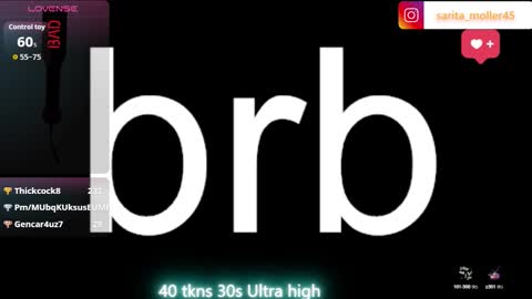 Snapshot of sarita_moller chatting on October 16, 2025, 7:20 am Sarita Moller online show from October 16, 2025, 7:20 am