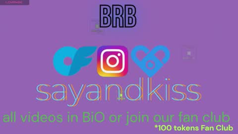 Snapshot of say_and_kiss chatting on March 22, 2026, 3:15 pm Say and kiss online show from March 22, 2026, 3:15 pm