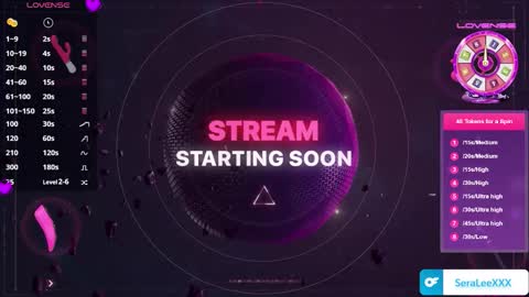 SeraLeeXXX online show from January 8, 2026, 6:10 pm