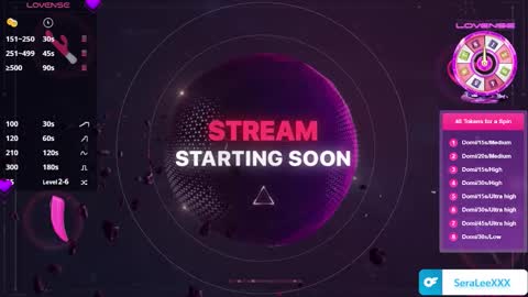 SeraLeeXXX online show from January 9, 2026, 9:16 pm