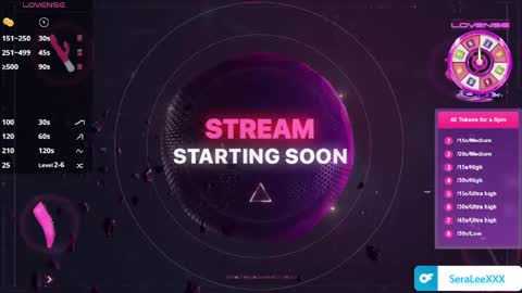 SeraLeeXXX online show from June 8, 2026, 4:29 pm