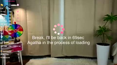 Snapshot of sexy_xs chatting on June 29, 2026, 10:15 am Agatha online show from June 29, 2026, 10:15 am
