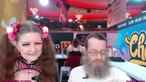 Snapshot of sexysandra_n_sirchristopher chatting on January 17, 2025, 11:07 pm Sexy Sandra    and Sir Christopher online show from January 17, 2025, 11:07 pm