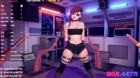 Snapshot of skyeanette chatting on September 19, 2025, 1:18 am SkyeAnette online show from September 19, 2025, 1:18 am