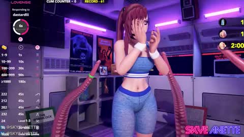 SkyeAnette online show from March 6, 2026, 2:08 am