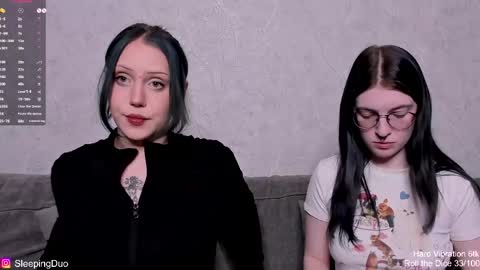 Snapshot of sleepingduo chatting on April 13, 2026, 5:29 pm Hi We are Iva and Angela Nice to meet u 3 online show from April 13, 2026, 5:29 pm