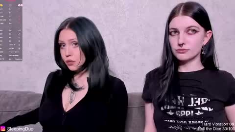 Snapshot of sleepingduo chatting on April 14, 2026, 4:57 pm Hi We are Iva and Angela Nice to meet u 3 online show from April 14, 2026, 4:57 pm