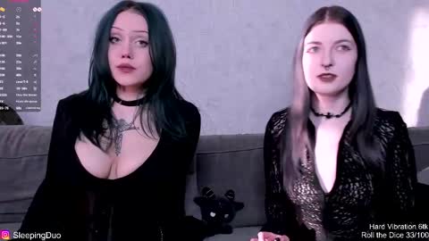 Snapshot of sleepingduo chatting on April 16, 2026, 2:07 pm Hi We are Iva and Angela Nice to meet u 3 online show from April 16, 2026, 2:07 pm