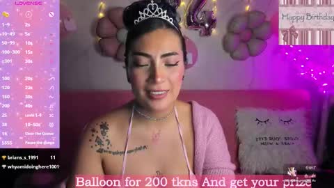 Snapshot of soy_fresita chatting on October 5, 2025, 5:17 am Sabrina Gomez online show from October 5, 2025, 5:17 am