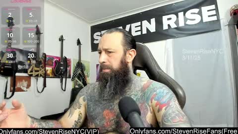 StevenRiseNYC online show from March 11, 2025, 10:42 pm