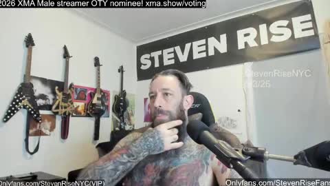StevenRiseNYC online show from May 4, 2026, 12:45 pm