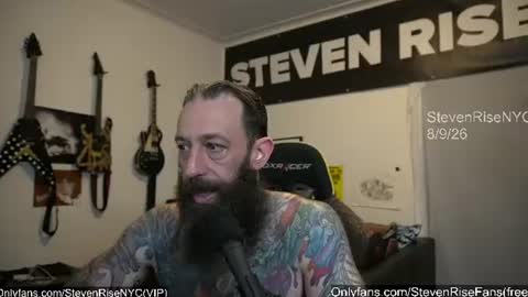 StevenRiseNYC online show from August 9, 2026, 7:46 am