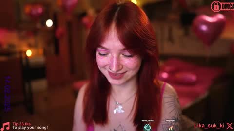 Lika ginger  Jessy blond   online show from February 14, 2025, 1:13 am