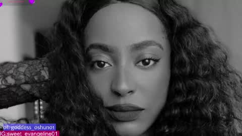 Snapshot of sweer_oshun chatting on May 13, 2026, 3:42 pm Evangeline online show from May 13, 2026, 3:42 pm