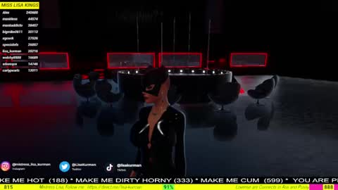  MISTRESS LISA  FIRST 3DXCHAT CAMGIRL   3dxchat anime gaming mistress domina online show from December 29, 2024, 7:43 pm